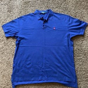 Ralph Lauren Polo Shirt Blue Sz XL worn 1x